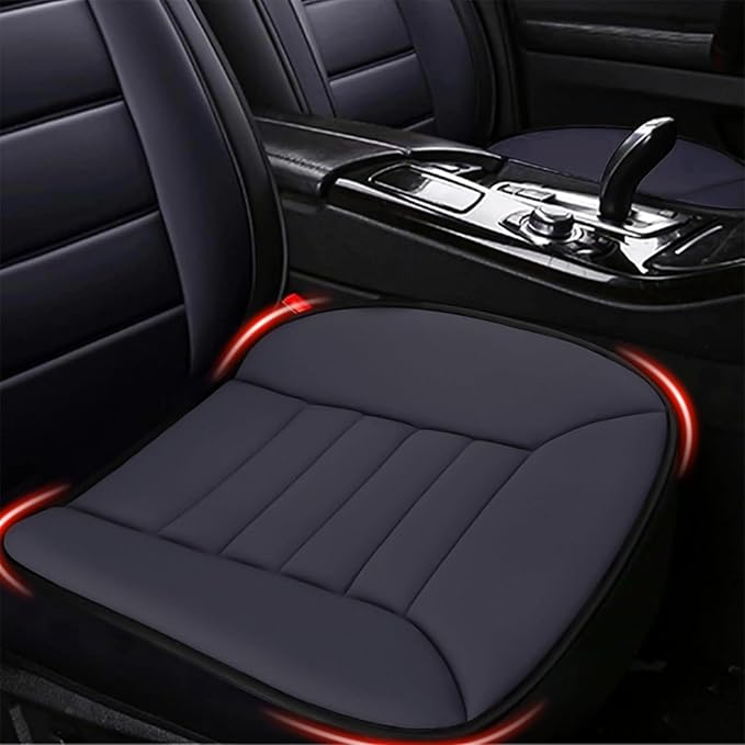 MYFAMIREA 2PCS Car Seat Cushion Pad 1.2" Thick Comfort Seat Protector by MYFAMIREA