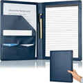 Padfolio Portfolio Binder, Faux Leather Folder, Resume Interview Legal Document by JUSTASHOW
