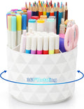 Desk Organizer, 360-Degree Rotating Pencil Pen Holders by NUOZME