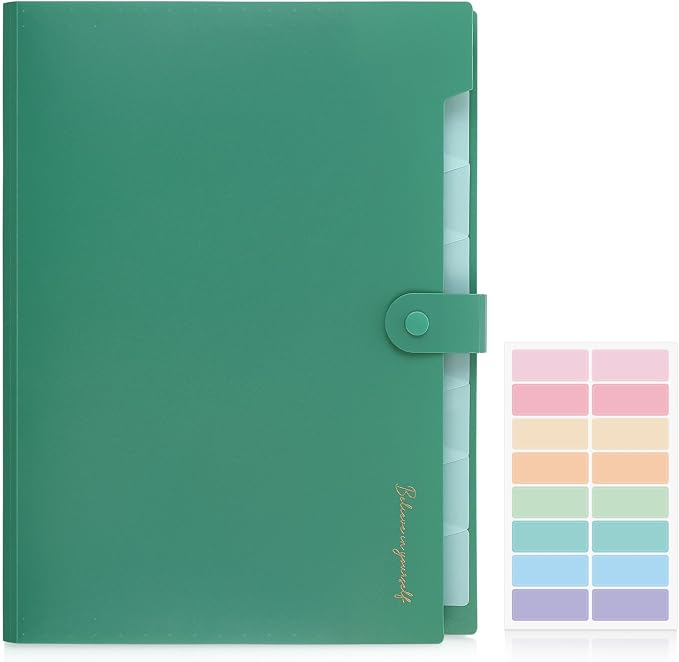 SKYDUE Expanding File Folder, Accordion File Organizer by SKYDUE