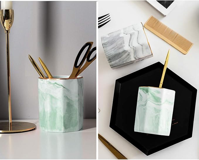 Pencil Holder, Pencil Cup for Desk, Makeup Brush Holder Cup, Cute Pencil Stand - Image 2