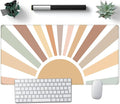 Boho Desk Mat, Sunshine Large Mouse Pad, XXL Mousepad Long Laptop Keyboard Mat by Nasdalgias