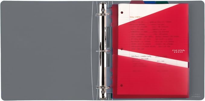 Five Star 2-Pocket Dividers, Colors Will Vary, 3 Pack - Image 3