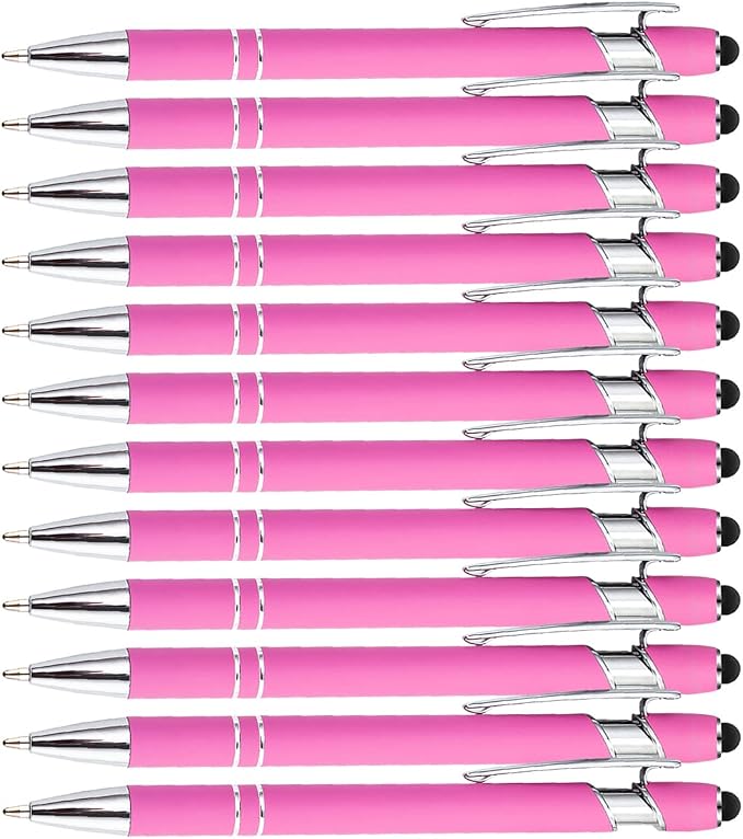 PASISIBICK 12 Pieces Pink Ballpoint Pen - Image 6