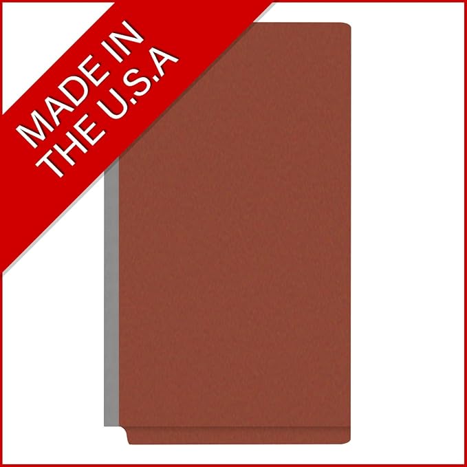 Ecom Folders End Tab Pressboard Classification Folders | Legal Size 25 Pt Stock - Image 5