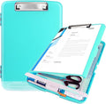 Plastic Clipboard with Storage, Clip Boards 8.5x11 with Pen Holder, A4 Nursing by TFDLCGzm