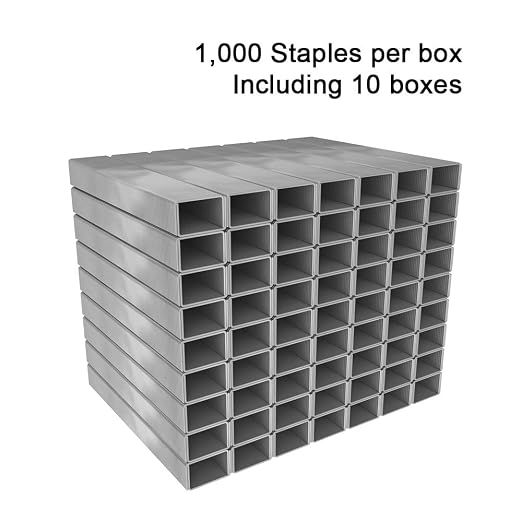 Rayson Heavy Duty Staples, Enhanced 1/4" Leg Length, 1/2" Width, 30 Sheets - Image 5