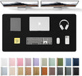 YSAGi Leather Desk Protector, Office Mat, Large Mouse Mat, Non-Slip PU Leather by YSAGi