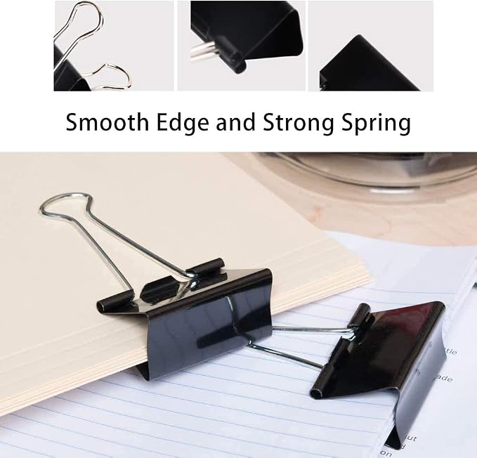 Ufmarine Extra Large Binder Clips 2.4 Inch Length, Jumbo Binder Clips - Image 7