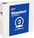 Avery Standard View 3 Ring Binder, 460-Sheet Capacity, 3.5 Inch Wide Spine by Avery