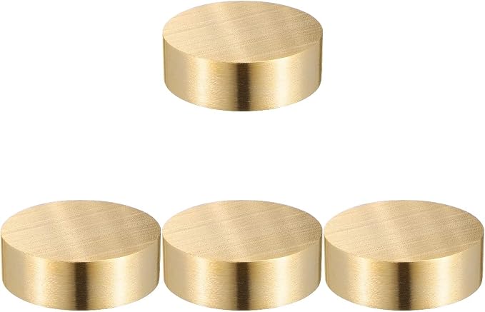 Ipetboom Chinese Calligraphy Brass Paperweight, 1.57 Inch 4pcs Chinese Painting by Unknown