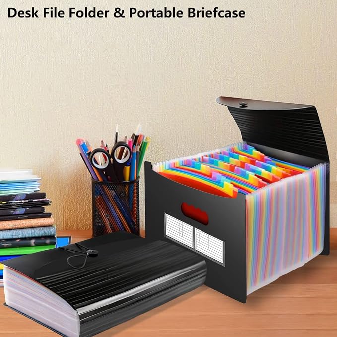 AFMAT Accordian File Organizer, 60 Pockets Large Expanding File Folder Organizer - Image 6