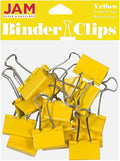 JAM PAPER Colorful Binder Clips by JAMPaper