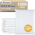 Metronic Poly Mailers 14x19 1000 Pack, Heavy Duty Shipping Bags Bulk Self Seal by METRONIC