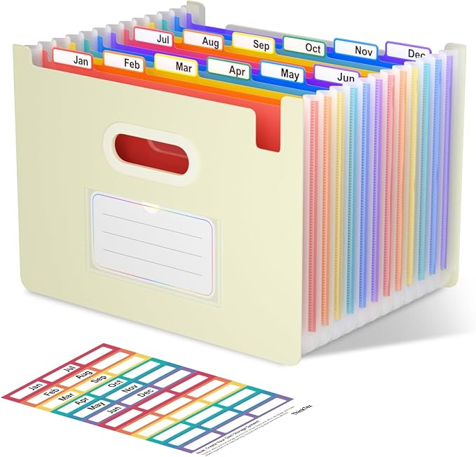 ThinkTex Accordion File Organizer, 12 by ThinkTex