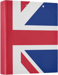 British Flag 3-Ring Binder, 1.5 Inch D-Ring Organizer Folder Clipboard Binder by Unknown