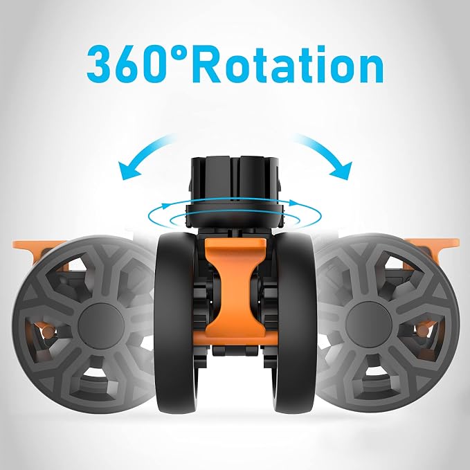 FELICON SELORSS Heavy Duty Rotation Swivel Wheels-Black-4PCS | 360°Rotate Wheel - Image 2