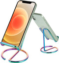 ROPOSY Cell Phone Stand for Desk, Cute Metal Rainbow Cell Phone Stand Holder by ROPOSY