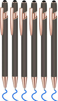 6 Pcs Blue Ink Ballpoint Pen by Lragvtbk