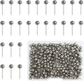 200 Pieces Map Push Pins, Small Round Head Marking Pins, Round Head Push Pin by Unknown