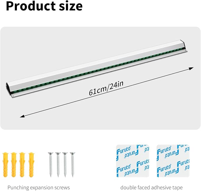 4 Pack 24 Inch Aluminum Ticket Holder - Image 8