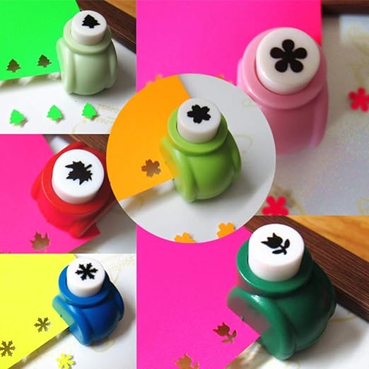 12pcs Craft Hole Punch Shapes Set, Small Paper Puncher - Image 2