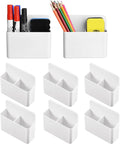 Mabrasse 8p Magnetic Dry Erase Marker Holder, Pen and Eraser Holder by Marbrasse