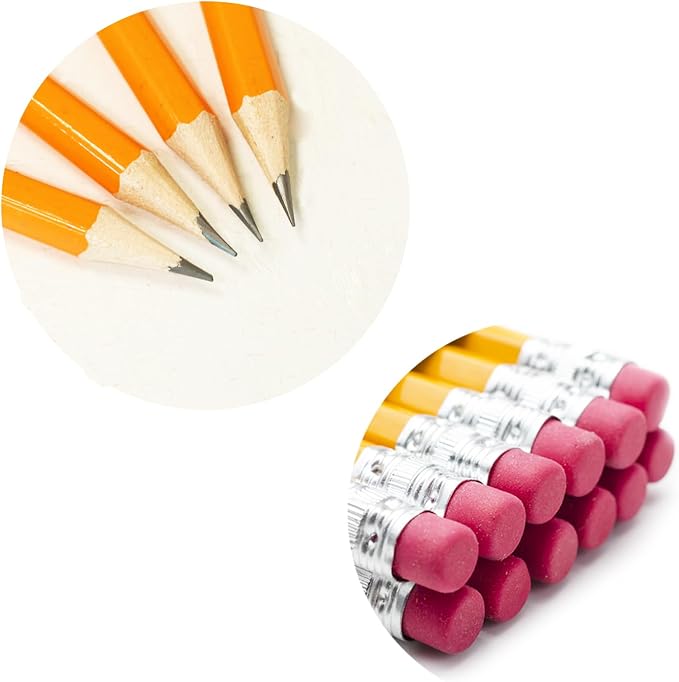 SKKSTATIONERY 50 Count Pre-sharpened #2 Pencils - Image 2