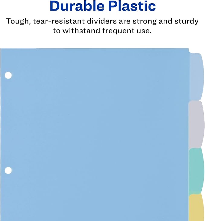 Avery® Durable Write-On Plastic Dividers - Image 5