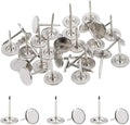 100pcs Upholstery Thumb Tacks for Wall, 7/16 Inch Wood Thumb Tacks, Upholstery by Unknown
