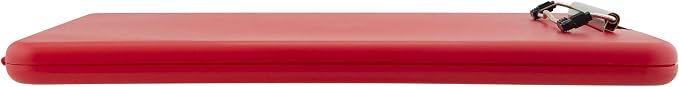 Saunders SlimMate Plastic Storage Clipboard Letter Size Red, Assembled in USA - Image 6