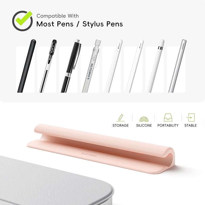 ELETIUO Silicone Pencil Holder Sleeve, Compatible - Image 2
