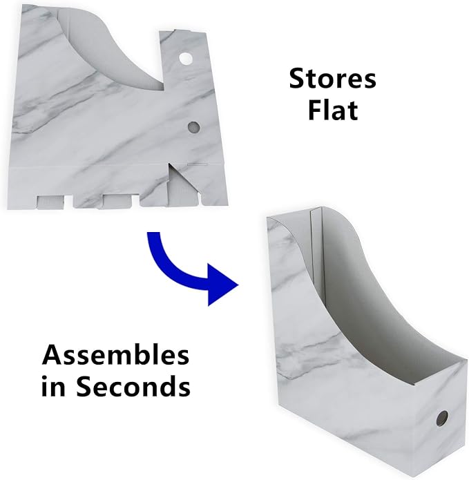HUAPRINT Magazine Holder Cardboard Magazine File Holder-Folder Holder, Magazine - Image 4