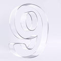 Ledido 10’’ Acrylic Number Charcuterie Board Box, Reusable Fillable Serving Tray by Ledido