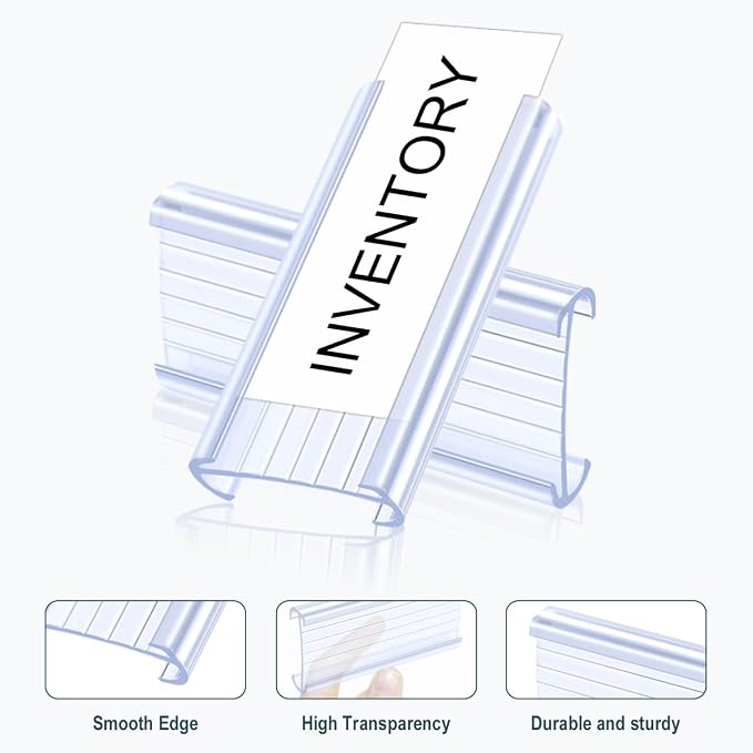 Lenink 100Pcs Wire Shelf Label Holders - Image 2