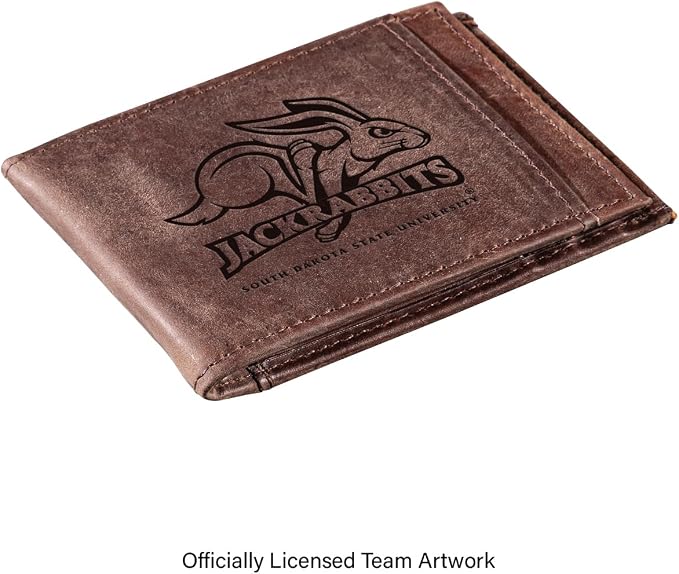Team Sports America NCAA South Dakota State University Front Pocket Slim Wallet - Image 2