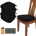 BUYUE Thickened 2.5" Dining Chair Cushions Set of 4, U-Shape High Density Foam by BUYUE