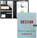 Personalized Padfolio with Logo Photo Name, Custom Business Portfolio Folder by LMPTOEI