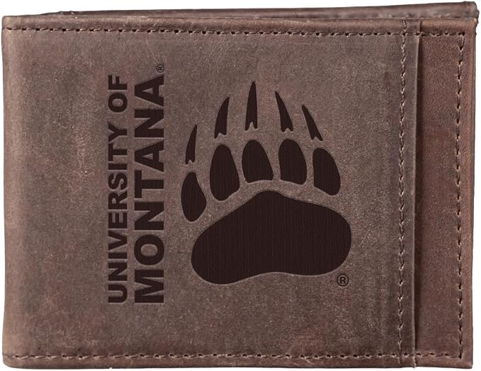 Team Sports America NCAA University of Montana Front Pocket Slim Wallet by TeamSportsAmerica