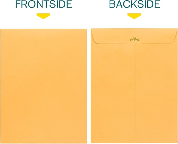 EnDoc 9 1/2 x 12 1/2 Clasp Envelopes - Image 3