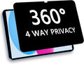 360° Privacy Screen Protector for iPad A16 11th/10th Generation, Privacy Filter by Halloive