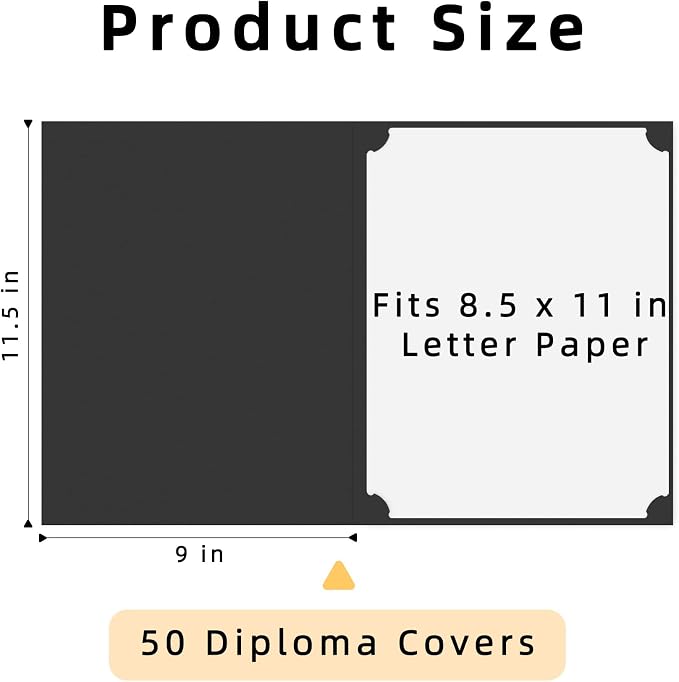 HAUTOCO 50 Pcs Certificate Holders, Graduation - Image 2
