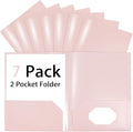 Plastic File Folders with 2 Pockets, File Folders Letter Size 8.5x11 inches by Unknown