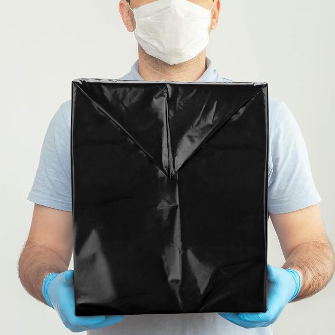 Metronic Large Poly Mailers 19x24 1000PCS Black, Bulk Shipping Bags Envelopes - Image 6