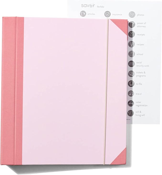 The Folio® Important Document Organizer by Savor | Binder - Image 2