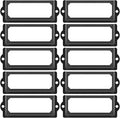 30pcs Metal Label Holder, File Drawer Label Frames Holder, Screw Cabinet by suiwotin