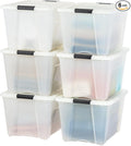 IRIS USA 54 Quart Stackable Plastic Storage Bins by IRISUSA