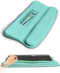 Ergonomic Wave Wrist Rest with Keyboard Stand, Cushioned Palm Rest, Comfortable by KUOSGM