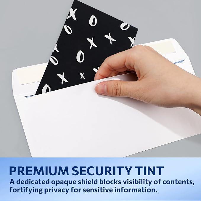SUNEE Envelopes Self Seal – #10 Double Window Envelopes 500 Pack, Security Tint - Image 3