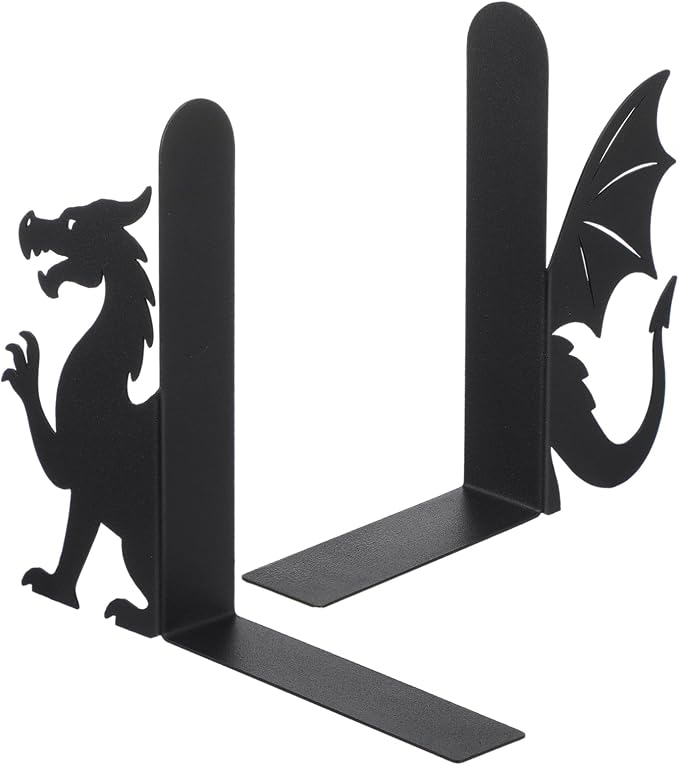 Geelin Dragon Metal Bookends Set of 2 Styles Fantasy Book Ends - Image 8
